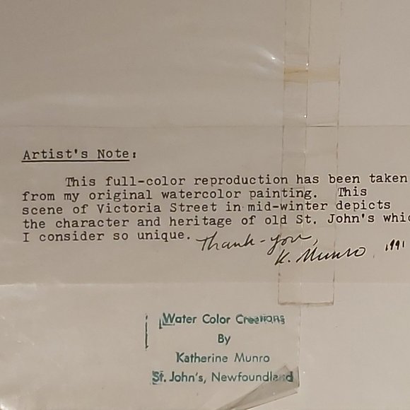 Katherine Munro Print of St John's, Newfoundland - Picture 2 of 2